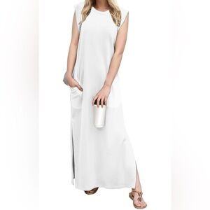 Winter  white maxi dresses size xl